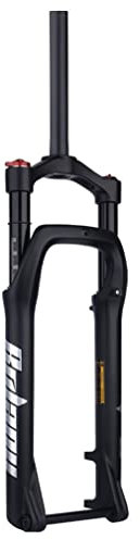 QHIYRZE Snow Beach Forcella Ammortizzata for Bici da 26 Pollici Forcella Ammortizzata for Mountain Bike Corsa 120mm ASSE Thur 15x135mm Blocco Manuale, for Pneumatici 4.0