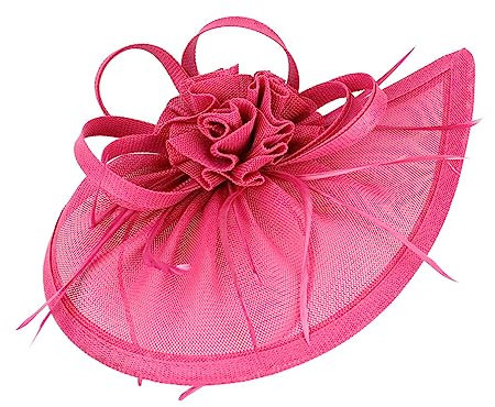ifundom Mesh-Zylinder Top-Hut Schwarzes Kleid Fascinator-Hut Kleid Für Frauen Kleine Fascinatoren Für Frauen Derby-Hochzeit Tee-Party-Hut Laufsteg Damen Blumenkopfschmuck Hanfimitat