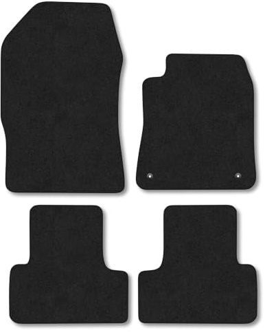 Vauxhall Astra (2022+) Carpet Car Mats | Black Edge Trim Tailored Fit Floor Mats Full Coverage Protection Accessories Easy Clean Anti Slip Made in the UK