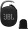 JBL Clip 4 Portable Bluetooth Speaker Bundle with Deluxe CCI Protective Carrying Pouch (Black)