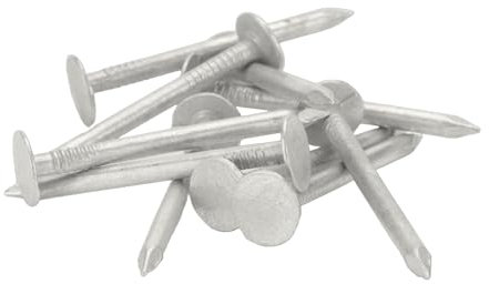 Galvanised Clout Nails Extra Large Head - 40mm (Pack of 85)