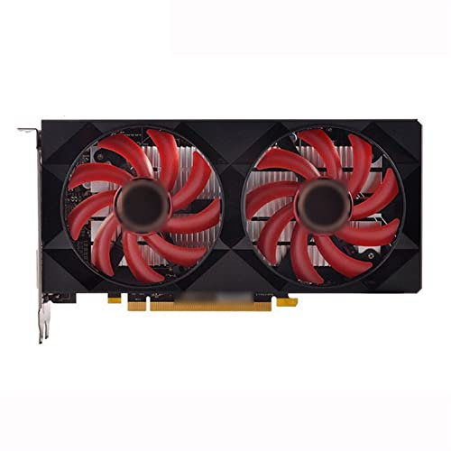 SCOOVY Fit for XFX RX 550 4GB Cartes Graphiques Gddr5 for AMD RX 500 RX550 4GB Radeon RX 550 Carte vidéo RX550-4GB RX 560 4G HDMI DVI RX560