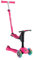 Globber - GO•UP Sporty Lights – Skalierbarer Tretroller, 3 Räder mit Sitz, für Kinder von 15 Monaten bis 6 Jahren, Rosa
