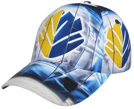 Baseballkappe mit Lake Under Sunset, Unisex, stilvolles Accessoire und Outdoor-Ausrüstung, vielseitiger Hut für Damen und Herren, Eishockey-Kunstmuster, Einheitsgr��e