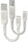 BLACK+DECKER USB C to USB Adapter [2 Pack], Type C Female to USBA Male OTG Cable USBA to USBC Adapter Apple Compatible with MacBook Pro/Air, iPhone 16/15 Series, Samsung Galaxy S24/S23/S22, White