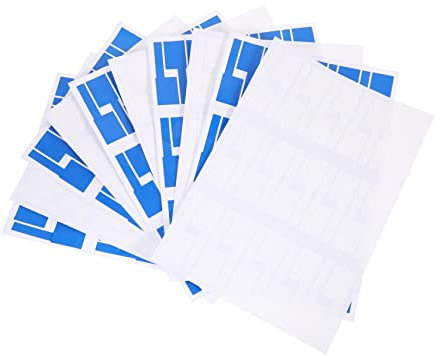 Angoily 10 Blatt Kabeletiketten Selbstklebende Kabeletiketten Kabeletiketten Für Elektronik Etiketten Für Kabelmanagement Kabelmanagementetiketten Kabeletiketten Kabeletiketten Zum