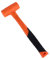Rubber Mallet Hammer 0.5LB Dead Blow Hammer Rebound Resistant Dead Blow Ball Peen Large Hard Leather Mounting