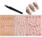 3 Sheet 5D Embossed Flower Nail Art Stickers Decals with Tweezer Self-Adhesive 5D Spring Colorful Floral Nail Supplies Nail Art Design Decoration Accessories (Flower B-3sheets)