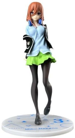 YUE YUAN 21CM Anime Nakano Miku Stehende Uniform Ver PVC Figur Charakter Modell Statue Sammlung Modell Geschenk Und Desktop Dekoration