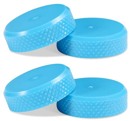 4pcs Cap Lids, Bottle Lid Replacements Water Bottle Caps Water Bottle Accessories for Cirkul Water Bottle Plastic & Metal Bottles (blue)