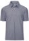 Poloshirt Herren Kurzarm T-Shirt Sommer Golf Polo Shirts Männer Polohemd mit Knopfleiste Atmungsaktives Tshirt Schnelltrocknend kühles Stoff Grau XXL