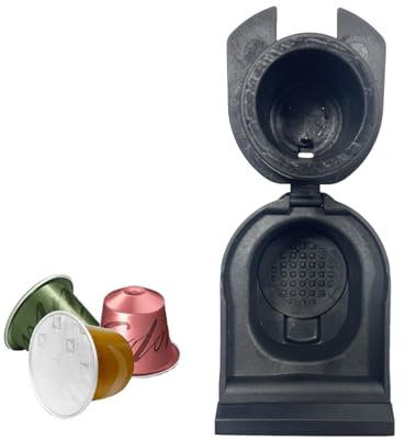 CAPXSNOB Adattatore per Cialde di Caffè Riutilizzabile compatibile con Nespresso Original per Macchina da Caffè Warriors1 SV835L, ideale per preparare Ristretto, Espresso, Doppio, Lungo