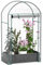 Outsunny Serra da Balcone per Orto con Porta a Cerniera Avvolgibile e Sacco per Piante, Serra da Giardino in Acciaio e Plastica, per Piante, Fiori e Verdure, 89x50x152 cm, Trasparente