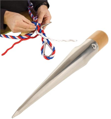Generisch Marine Rope Spy Nails, Rope Spade, Rope Spy Point with Handle - Spit for Effective Maintenance of Yachts, Spindle - Stainless Steel Material