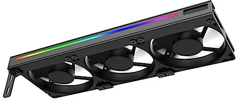 Holibanna refroidisseur de carte graphique refroidisseur pour graphique ventilateur graphique ventilateur pc argb refroidisseur cpu ventilateur de carte vidéo fourniture informatique abdos