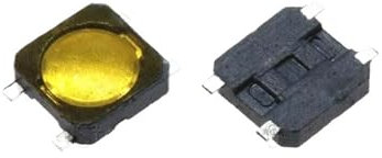 Lot de 10 interrupteurs tactiles à bouton-poussoir, 3 x 3 x 0,8 mm, 4 broches, CMS, micro-interrupteurs