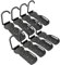 SPORTNOW 8 Pack Bike Rack, Wall Mounted Bicycle Hanger Hook, Foldable Garage Bike Wall Rack, Bicycle Storage Holder for Indoor Outdoor Use
