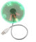 Mini ventilateur USB à col de cygne portable alimenté par USB avec lumière LED pour ordinateurs de bureau et ordinateurs portables (horloge)