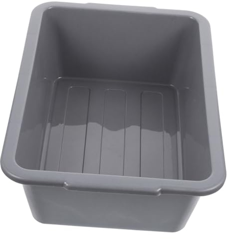BESTYASH Hotel Basin Thickened Rectangular Plastic Sink Grey Washing up Bowl Kitchen Essentials