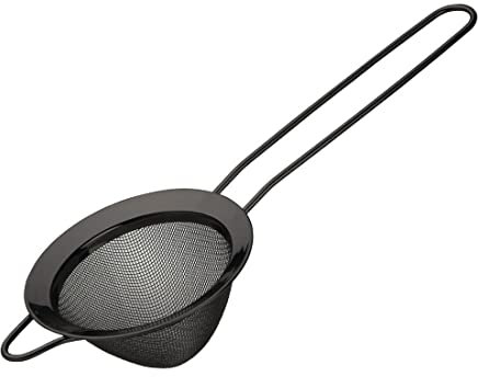 Olympia Gunmetal Barware Bar Tea Drinks Mesh Strainer Sieve Filter Utensil