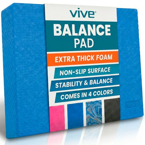Vive Balance Pad - Foam Board Yoga Mat Block for Physical Therapy
