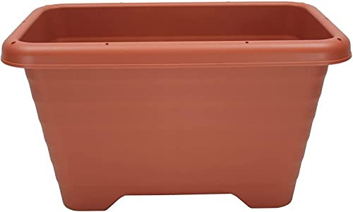 Iris Ohyama, Maceta, Jardinera Colgante con Sistema de Drenaje de Agua, para la jardinería - Air Planter450 - Marrón