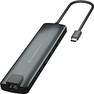 Conceptronic Digital Data Communication DONN06G, 9-in-1 Multifunktions USB Hub
