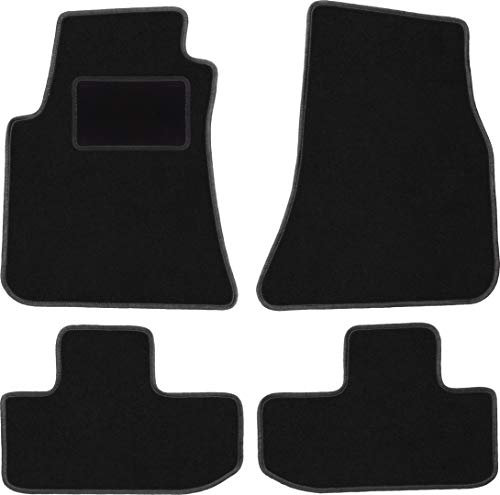 Wielganizator Automatte – Passend für Dodge Challenger III Coupe 2008- – Velours – Autozubehör - Auto Fußmatten – Fußmatte Auto – 4-teilig - schwarz