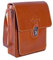 Alpenleder Messenger Bag - KITZBÜHL (Handgefertigt) - Nachhaltiges Bio-Leder aus regionaler Landwirtschaft | Umhängetasche, Handtasche, Tablettasche 11zoll *Fair Produziert* (23.5 x 18.5 x 7cm, Terra)