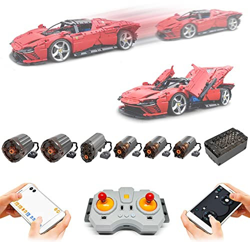 Technik Power Motoren Set für Lego 42143 Ferrari Daytona(Nicht Enthalten Modell)