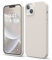 elago Cover Silicone Liquido Custodia Compatibile con iPhone 14 Plus Case (6.7), Silicone Premium, Protezione - Cover Antiurto a 4 Strati, Custodia in Morbida Microfibra Antigraffio (Pietra Beige)