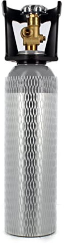 Bellerofonte Bouteille Co2 5 kg en aluminium rempli rechargeable avec valve résiduelle