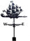 Wetterfahne Für Schweine Und Rinder, Edelstahl, Langlebig, Retro-Bauernhof-Szene, Gartenpflock, Wetterfahne, Messwerkzeuge Für Terrasse, Hof, Dekoration (Segelboot)