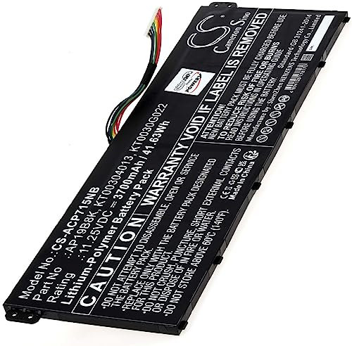Batterie pour ordinateur portable Acer Chromebook 15 CB315-3HT-P7B1 11.25 Li-polymère