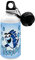 Generico Borraccia in Alluminio acciaio 500 ml, per bimbi con doppio tappo 400 ml personalizzabile con Nome SQUALETTO adatto per il tuo bimbo quando va a scuola elementare, infanzia (Maschietto)