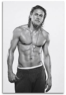 NOGRAX Charlie Hunnam Poster für Schlafzimmer, Ästhetik, Bilddruck, Leinwand, Gemälde, 20 x 30 cm, ungerahmt