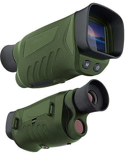 DuzLink Nachtsichtgerät, 2.5KD 48MP Digital Infrarot Fernglas Night Vision Goggles with 2500mAh Wiederaufladbares, 8X Digitalzoom, Infrarot Nachtsichtgeräte für Jagd Vogelbeobachtung Camping