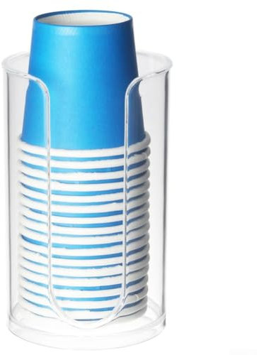HEIBTENY 1 dispenser per bicchieri, bicchiere usa e getta, porta bicchieri di plastica, dispenser per tazze, portabicchieri, portabicchieri (misura grande)