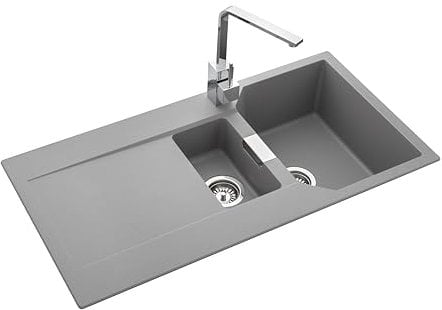 Rangemaster MAY1052DG/ MAYON 1000510 1.5B Dove Grey inc.Waste Sink and Waste