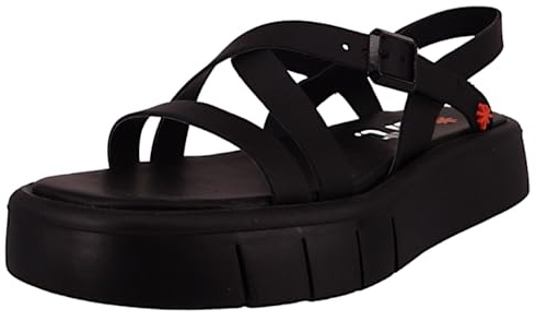 ART Damen Komfort Sandalen Malaga 1853 Schwarz, Groesse:40 EU