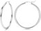 FIOROYAL Creolen Silber 925 für Damen Ohrringe Silber 925 Creolen Hypoallergene Große Mittelgroß Kleine Ohrringe Creolen Hoop für Mädchen 40MM