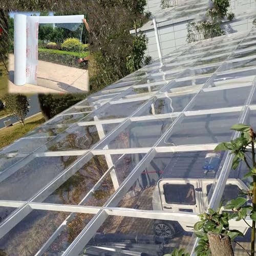 XINGWANGG Láminas de Plástico de Policarbonato 2mm,Paneles para Tejado Transparente,Placas de Repuesto para Invernadero,Marquesinas Exterior para Cobertizo Garaje,Personalizable (0,6m x 2m)