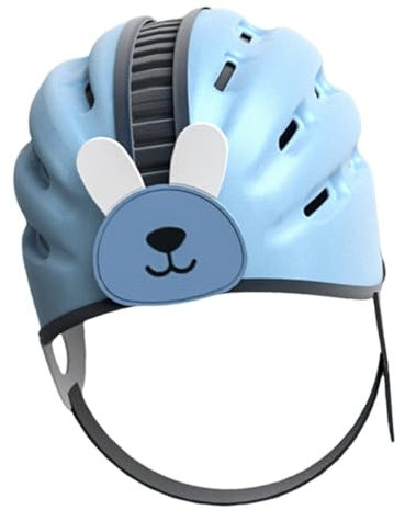 Baby-Sicherheitsmütze zum Gehen, Laufmütze, Kopfschutzmütze für Kinder, Anti-Kollisions-Mütze mit niedlichem Look, erweiterbar und verstellbar, für Kinder im von 6 bis 24 Monaten zum K