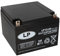 Bleiakku 12V 24Ah AGM Batterie NSA LP12-24 T3 mit VdS Aussengewinde passend für Notstrom USV 26Ah 25Ah 28Ah u.a.