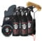 Cleangang Grillreiniger Set 7-Teilig - Kraftvolle Grillreinigung & Pflege inkl. Grillbürste, Stahlschwamm und Grillhandschuh - Für Gasgrill, Edelstahl, Gusseisen, Smoker u.v.m.