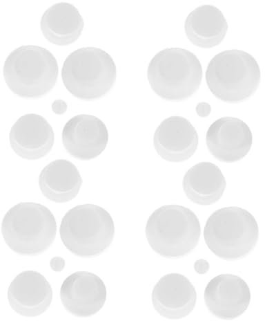 CIYODO 24 Pack Silicone Stoppers Replacement Salt Pepper Shaker Caps for Kitchen Oil Bottle Sealing