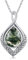 enjoylifecreative Keltischer Knoten Halskette für Damen 925 Sterlingsilber Unendlichkeitszeichen Moosachat Anhänger Kette Keltischer Schmuck Geschenk für Frauen Mädchen