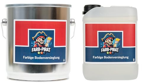 2K Epoxidharz Bodenbeschichtung – Garage, Keller, Industrie - Rutschfest, Langlebig - 2,5 Kg Harz & Härter Set in RAL 7016 Anthrazitgrau - Premium Qualität