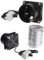 DAYnagh Petite Ventilateur d'extraction d'air avec Φ80mm tuyau d'evacuation flexible en aluminium, extracteur d'Air de ventilation avec contrôleur de Vitesse USB (tuyau d'evacuation 6M)