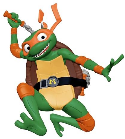Hallmark Keepsake Christmas Ornament 2025, Teenage Mutant Ninja Turtles: Mutant Mayhem Michelangelo, Gifts for TMNT Fans